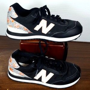 New Balance 515CR3 Womens Floral Leopard Shoes Size 9 B Black